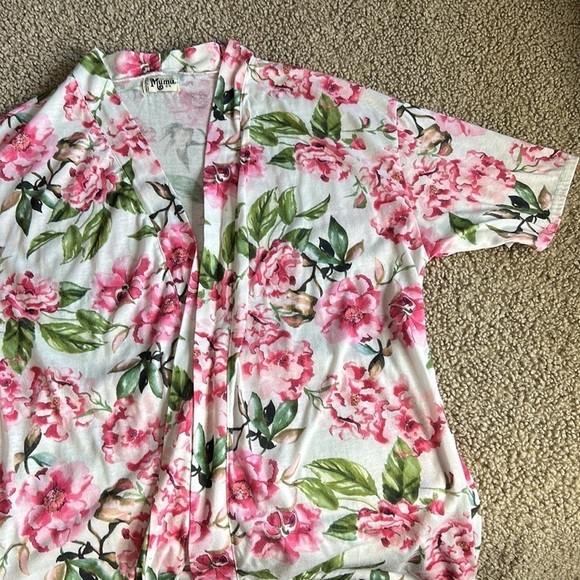 Show me your mumu • floral tie waist robe - Picture 4 of 6
